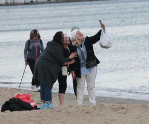 Morsy dorwały Joannę Kurowską na plaży