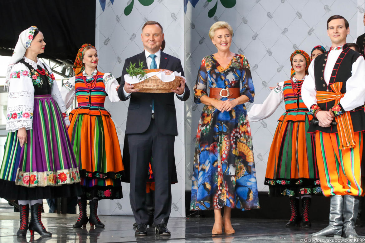 Para prezydencka na dożynkach