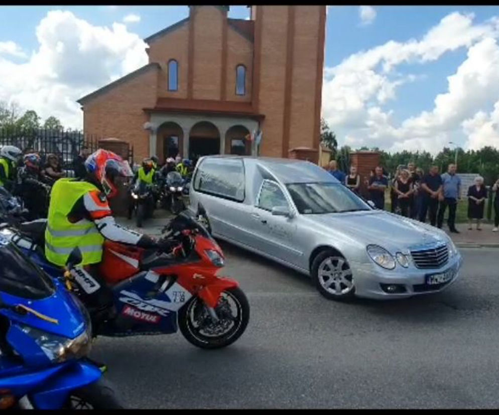 Pogrzeb motocyklistki Karoliny z Zielonki