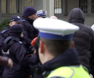 Protest taksówkarzy w Warszawie