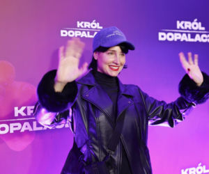 dawno nie widzieliśmy Anny Komorowskiej. Teraz wraz z mężem była na premierze