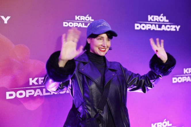 dawno nie widzieliśmy Anny Komorowskiej. Teraz wraz z mężem była na premierze