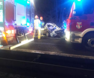 Na chwil obecna holownik udrażnia drogę dziękuję Nie mamy pojęcia ile to potrwa
