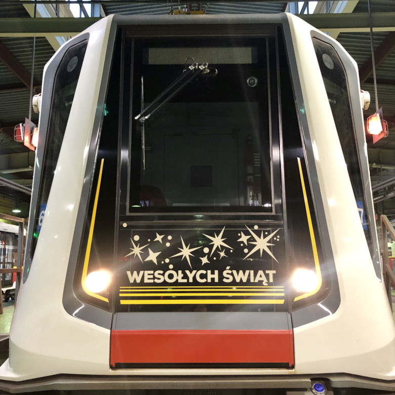 Świąteczne metro ruszyło na trasę!