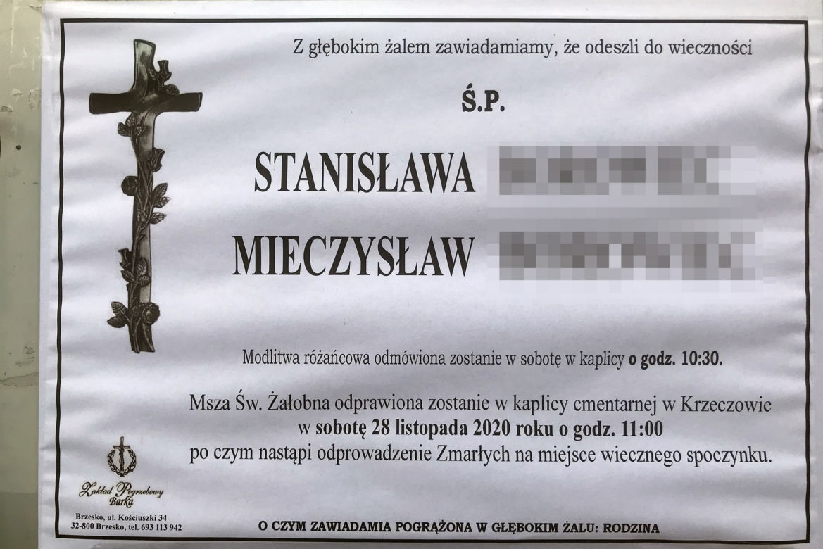 Zabił żonę i się zastrzelił. Stanisława i Mieczysław zostali pochowani w osobnych grobach