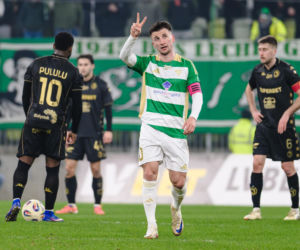 Lechia Gdańsk - Jagiellonia Białystok: Zdjęcia kibiców i zawodników z meczu 24. kolejki PKO BP Ekstraklasy