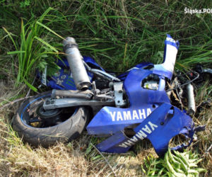 Śmiertelny wypadek w Mikołowie. Nie żyje motocyklista [ZDJĘCIA]