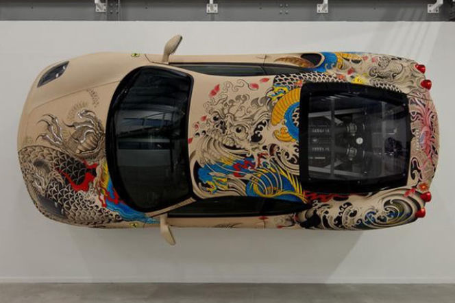 Wytatuowane Ferrari F430 / dzieło Philippe Pasqua