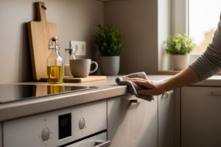 Trik z olejem podbija sieć. To najprostszy sposób na lepkie szafki w kuchni – bez szorowania 