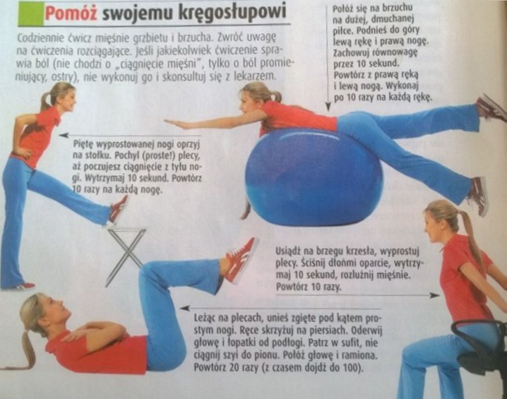 Ogórek chwaliła się mocnymi plecam