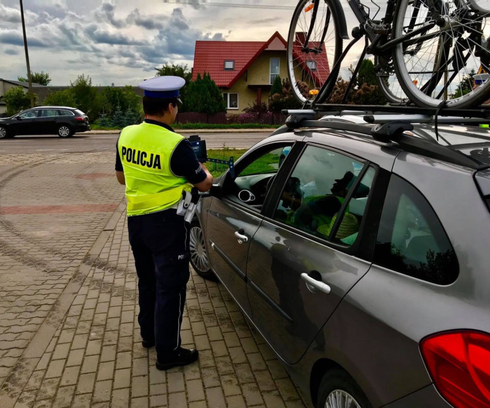 Policyjne kontrole na zakończenie wakacji w Podlaskiem