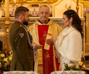 M jak miłość odc. 1926. Michał Winiar (Tomasz Rożniatowski), Ewelina (Anna Jarosik)