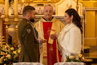 M jak miłość odc. 1926. Michał Winiar (Tomasz Rożniatowski), Ewelina (Anna Jarosik)