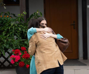 M jak miłość odc. 1895. Basia (Karina Woźniak), Agnes (Amanda Mincewicz)