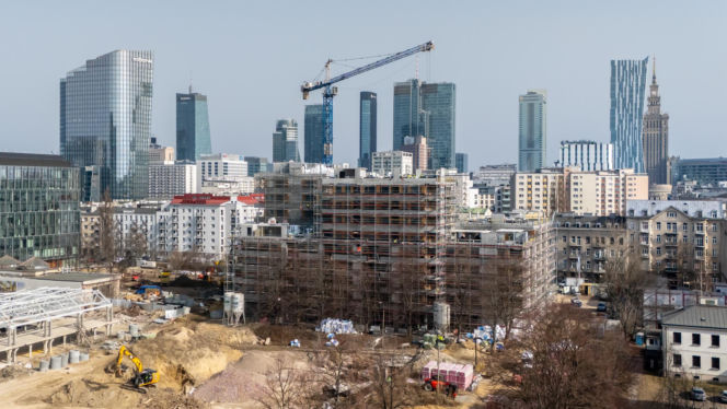Inwestycja Apartamenty M7 w Warszawie w marcu 2026 r.