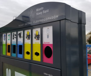 Punkt zbiórki elektroodpadów w Nowym Sączu