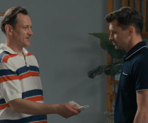 Barwy szczęścia, odcinek 3265. Stefaniak (Paweł Ławrynowicz), Darek (Andrzej Niemyt)