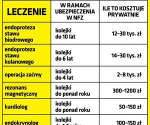 Nie masz pieniędzy umierasz w kolejce
