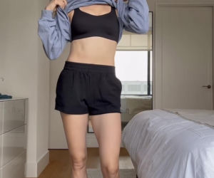 Genie Bouchard zachwycona stanikiem