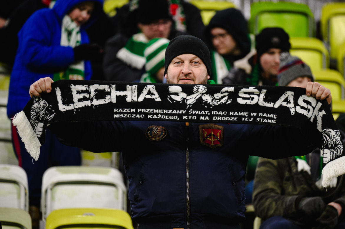 Lechia Gdańsk - Cracovia, zdjęcia kibiców z meczu 20. kolejki PKO BP Ekstraklasy