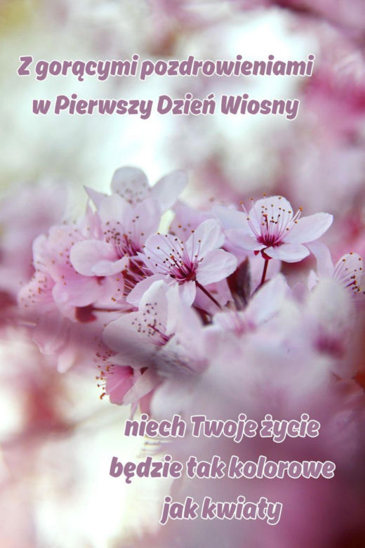 Kartki na pierwszy dzień wiosny 21 marca