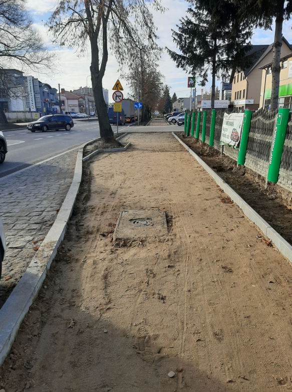 Ulica Wojska Polskiego w Łomży
