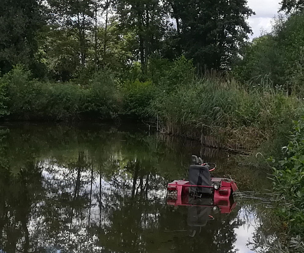 Traktor utopił rolnika