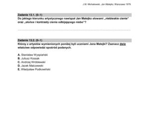 Matura 2022: Arkusz CKE z historii sztuki na poziomie rozszerzonym