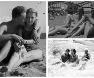 Jak dawniej wyglądało plażowanie? Te zdjęcia to prawdziwe perełki! [GALERIA]