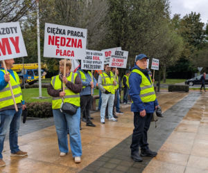 Pikieta przed Grupą Azoty