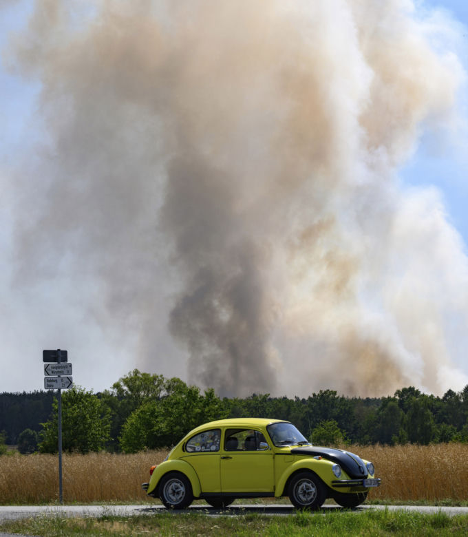 Pożary w Niemczech