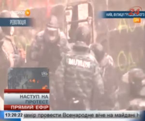 Kijów NA ŻYWO: Płoną opony, BERKUT szykuje szturm [WIDEO RELACJA ONLINE]