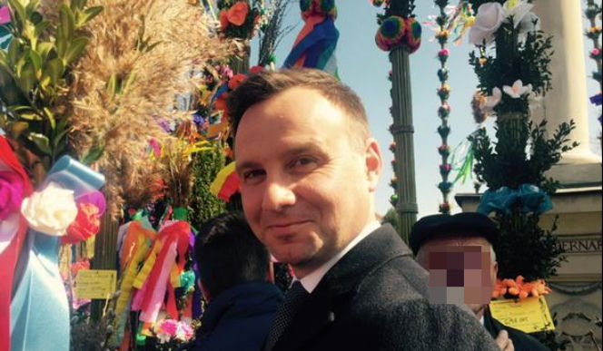 Andrzej Duda palmy
