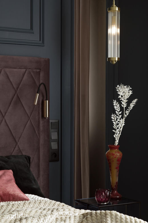 Sypialnia w stylu modern classic