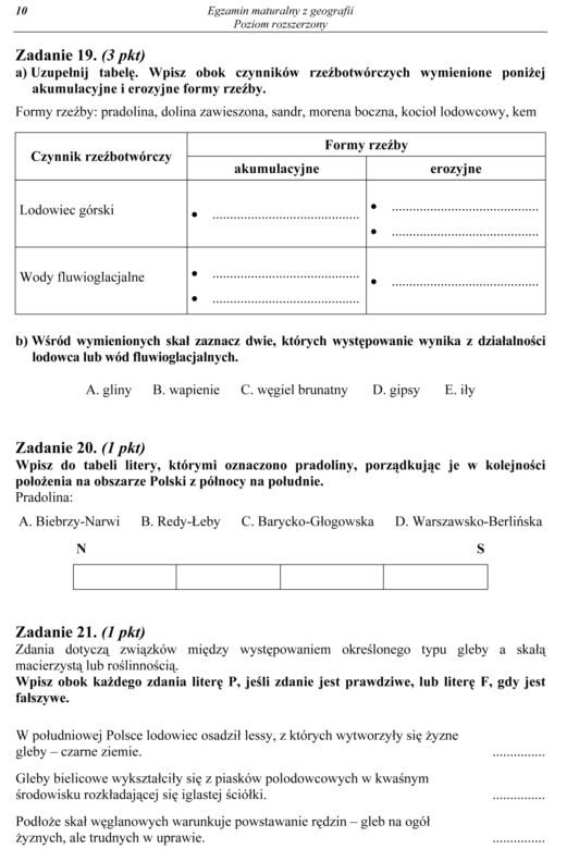 Geografia rozszerzona 10