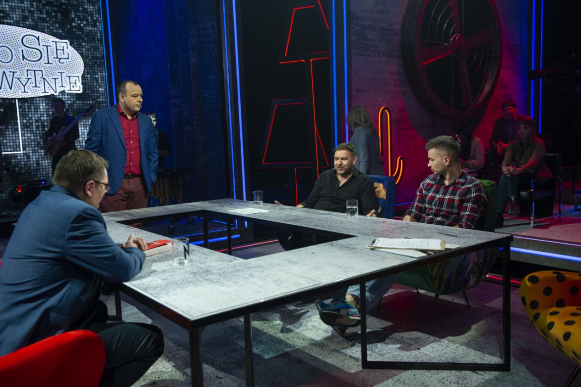 Tomasz Karolak i Jakub Małecki w "Tego się nie wytnie"