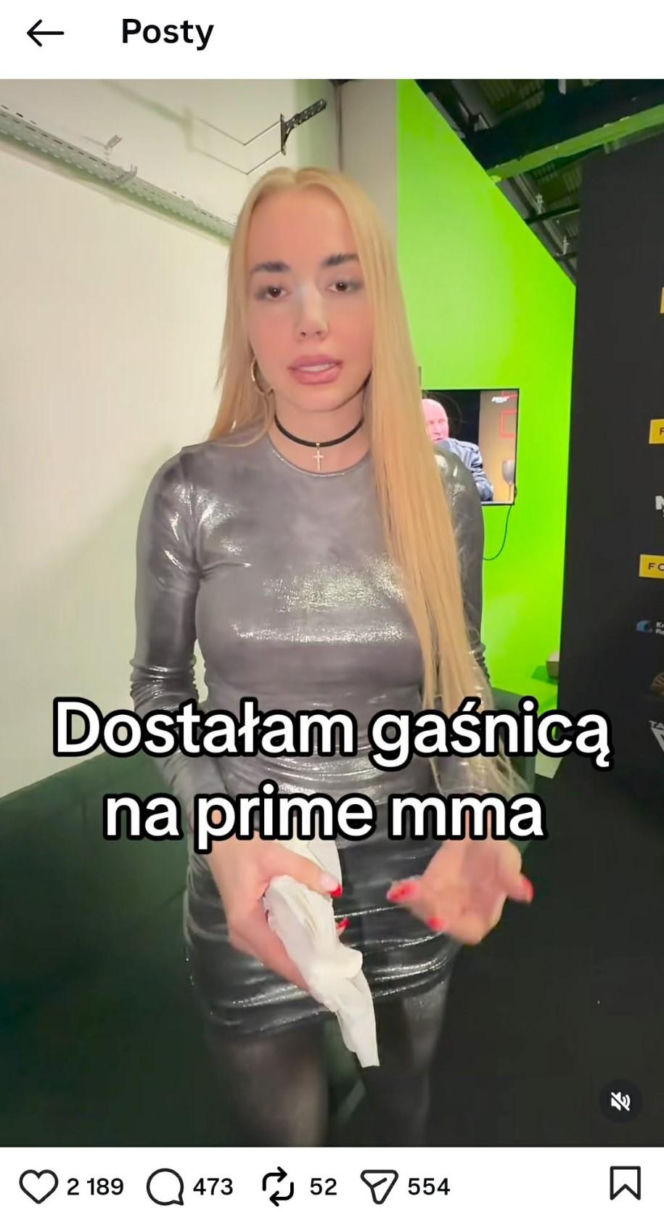 Marianna Schreiber dostała w twarz z gaśnicy! "Ledwo żyję"