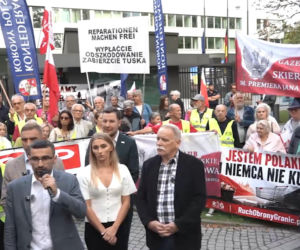 Manifestacja ROG w Warszawie. Żądali reparacji