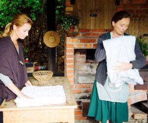 Cisza nad rozlewiskiem odc. 3. Anna (Joanna Fertacz), Małgosia (Joanna Brodzik)