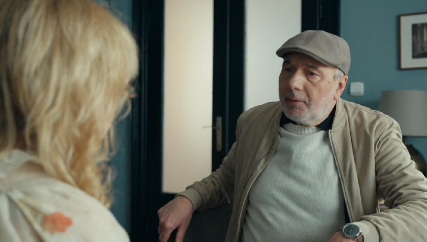 Barwy szczęścia, odcinek 3192. Andrzej (Leon Charewicz), Emilka (Jessica Frankiewicz)