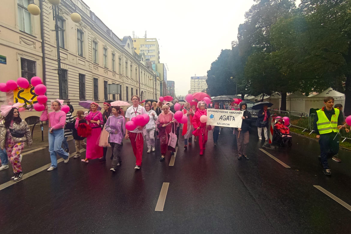 Marsz Różowej Wstążki w Szczecinie