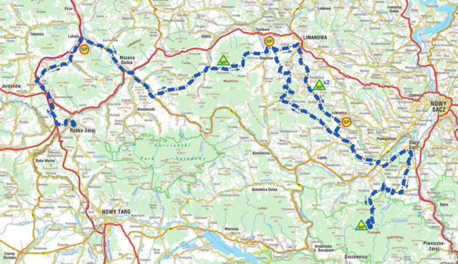 Uwaga kierowcy. Przez Sądecczyznę przejedzie wyścig kolarski. Będą utrudnienia w ruchu