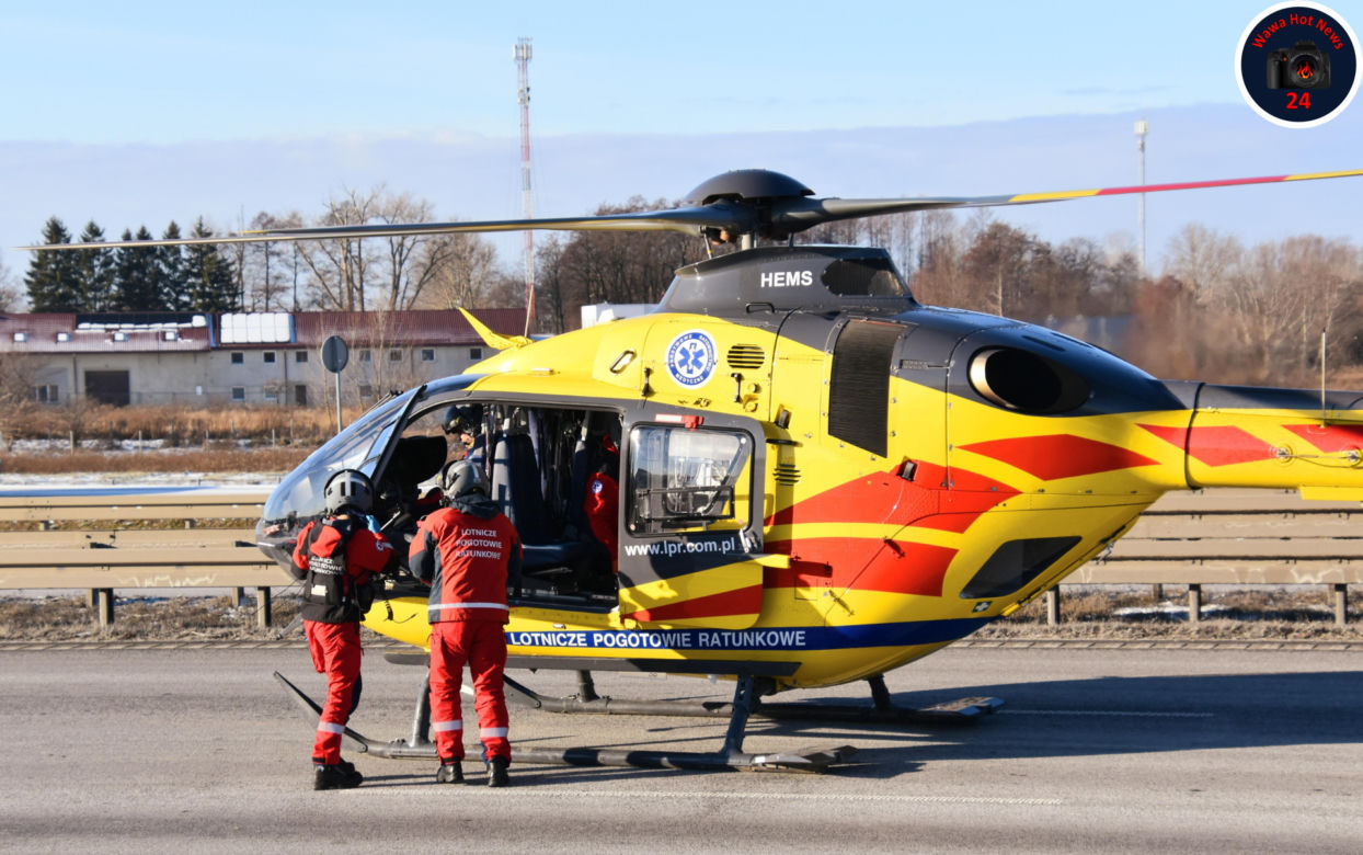 Poważny wypadek na trasie S8 pod Pruszkowem