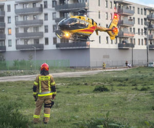 Tragiczny wypadek w Ząbkach. Nie żyje jeden z mężczyzn podróżujących Audi