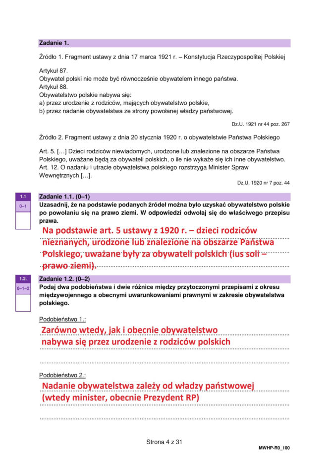 Matura próbna 2026: WOS rozszerzony - wszystkie odpowiedzi do arkusza CKE 16.01.2026