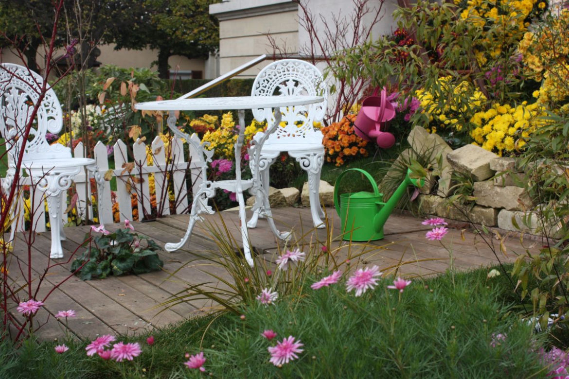 Balkon jesienią