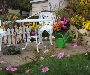 Balkon jesienią