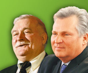 Lech Wałęsa i Aleksander Kwaśniewski