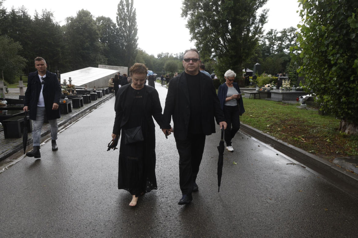 Gabriela Muskała boso na pogrzebie Joanny Kołaczkowskiej