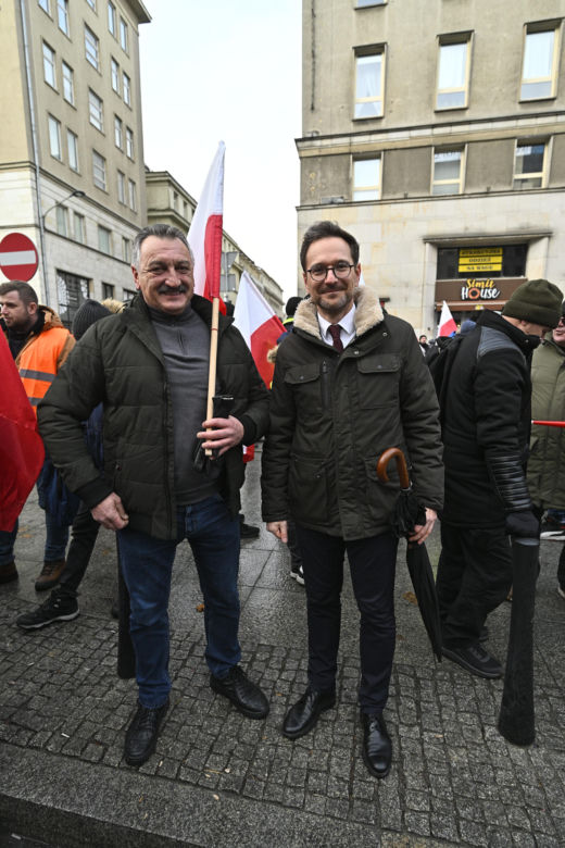 Protest rolników w Warszawie (3.01.2025)